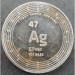 1 Oz Elemetal Ag Reverse