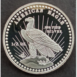 1981 1/2 Oz World Wide Mint Type 1 Reverse