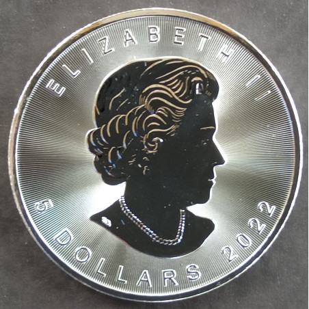 2022 1 Oz Canada Maple Obverse