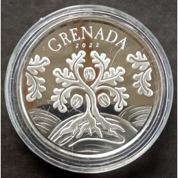 2022 1 Oz Grenada Spice Isle Nutmeg Reverse