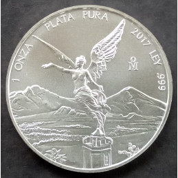 2017 1 Oz Mexican Libertad Reverse