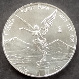 2021 1 Oz Mexican Libertad Reverse