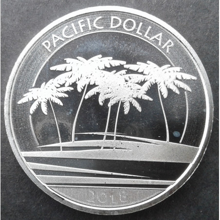 2018 1 Oz Fiji Pacific Dollar Obverse