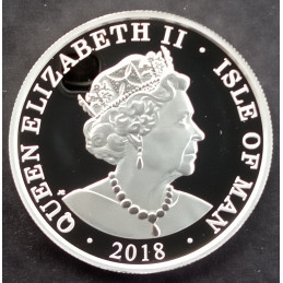 2018 1 Oz Isle of Man Angel Obverse