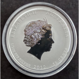 2012 1/2 Oz Australian Lunar Series 2 [Dragon] Obverse