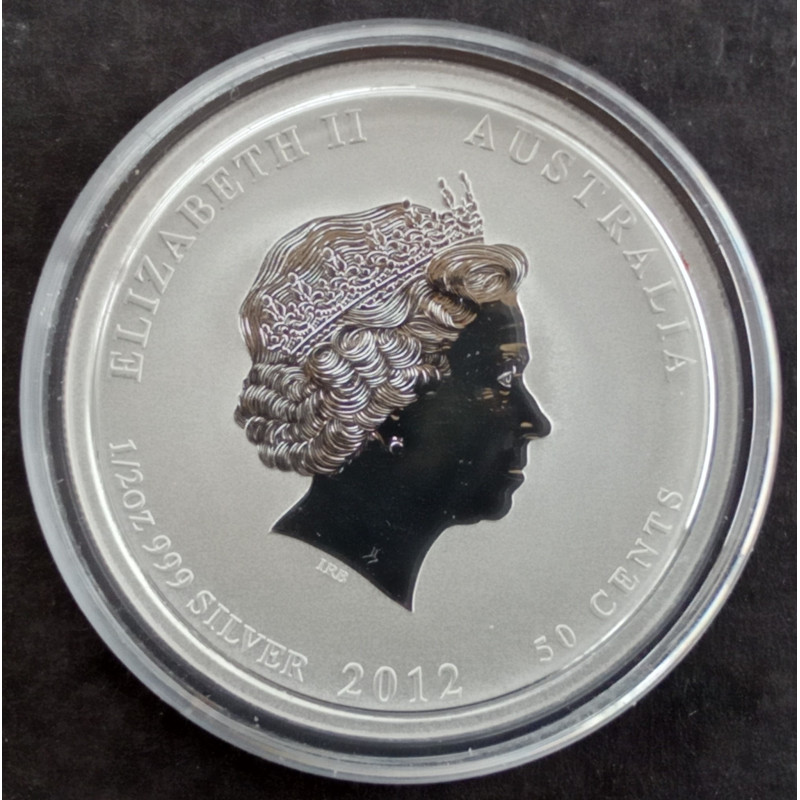2012 1/2 Oz Australian Lunar Series 2 [Dragon] Obverse