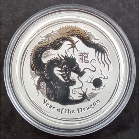 2012 1/2 Oz Australia Lunar Series 2 [Dragon] Reverse