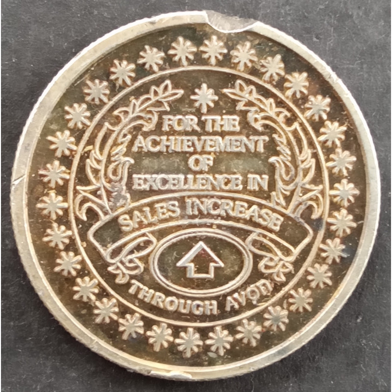 1/2 Oz Avon Sales Increase Obverse