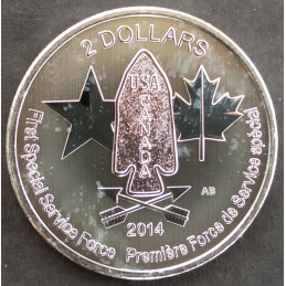 2014 1/2 Oz Canada Special Forces Reverse