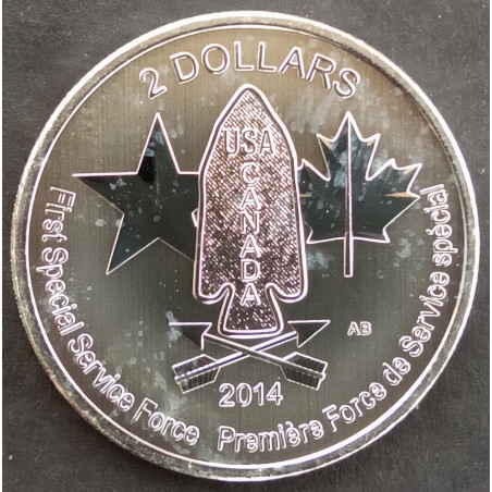 2014 1/2 Oz Canada Special Forces Reverse