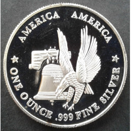 1 Oz  Army Forces/Eagle/Bell Reverse