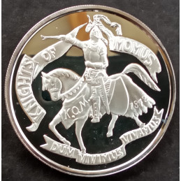 1972 1 Oz Knights of Momus Doubloon Reverse
