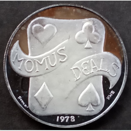 1978 1 Oz Knights of Momus Doubloon Obverse