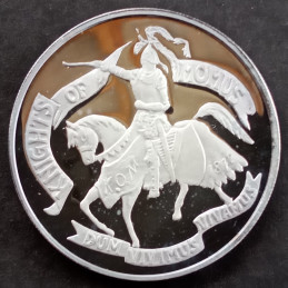 1978 1 Oz Knights of Momus Doubloon Reverse