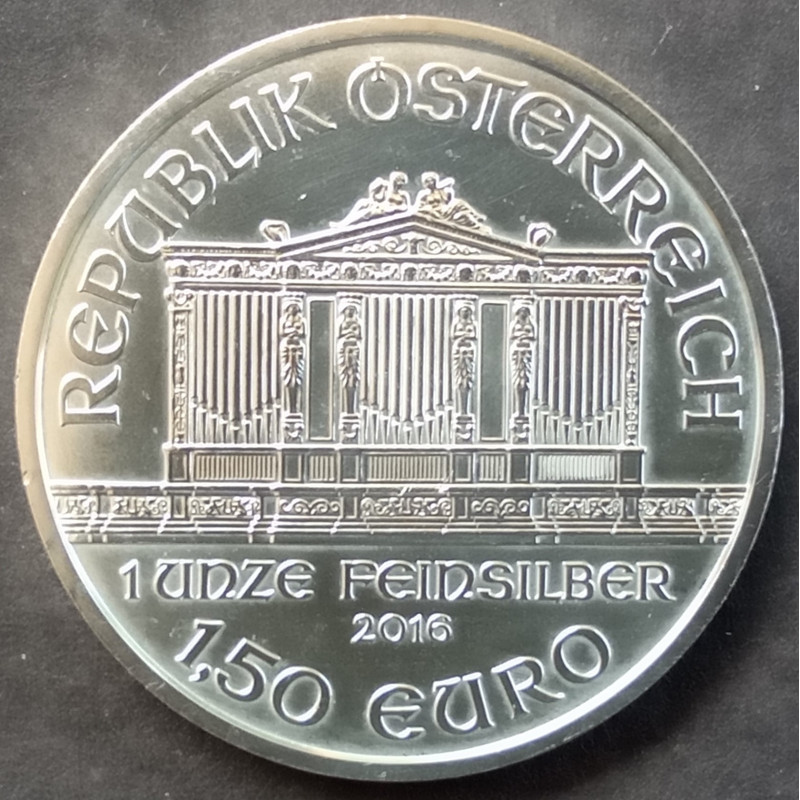 2016 1 Oz Austria Philharmonic Obverse