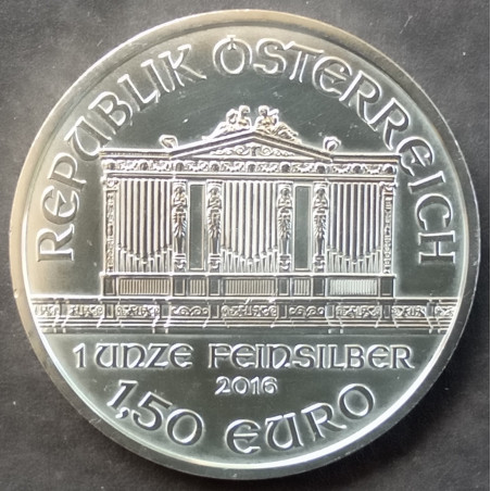 2016 1 Oz Austria Philharmonic Obverse