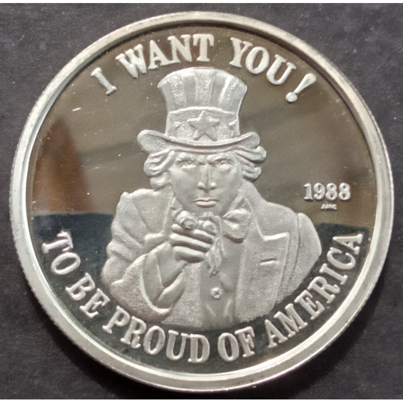 1988 AMC Uncle Sam Obverse