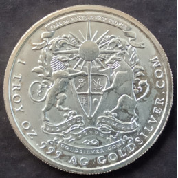 2013 1 Oz GoldSilver Pegasus Reverse