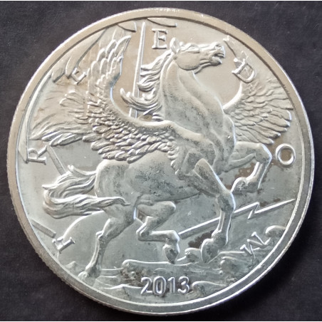 2013 1 Oz GoldSilver Pegasus Obverse