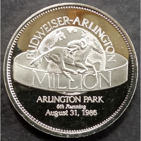 1986 1 Oz Festival of Racing Arlington Park Obverse