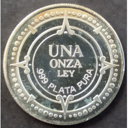 1987 1 Oz AMC Texas International Mint Viva Mexico Caballito Reverse