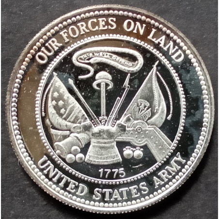 1991 1 Oz Desert Storm Army Reverse