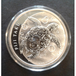 2012 1 Oz Fiji Taku/Turtle Obverse