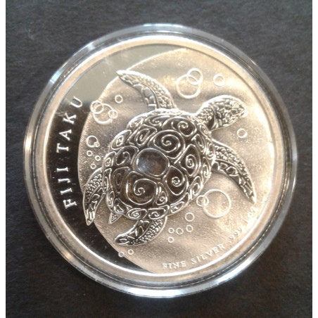 2012 1 Oz Fiji Taku/Turtle Obverse