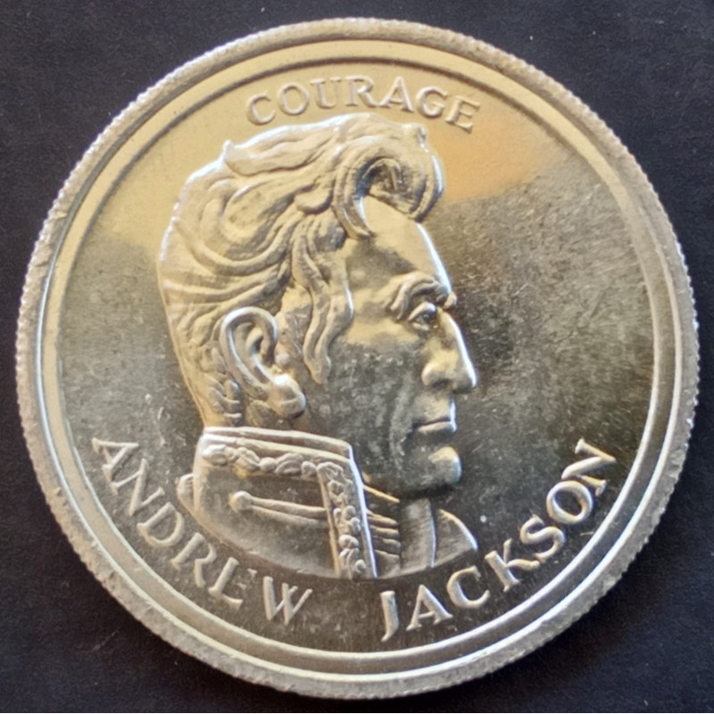 1975 1/2 Oz Liberty Lobby Andrew Jackson Obverse