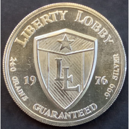 1976 1/2 Oz Liberty Lobby Andrew Jackson Reverse