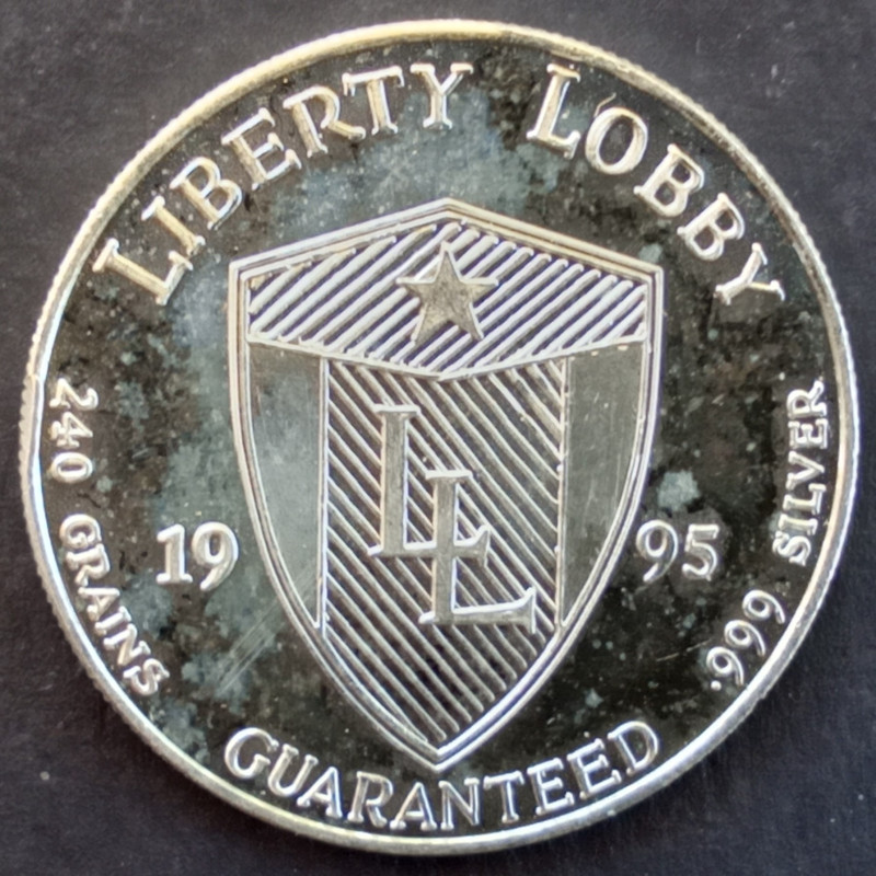 1995 1/2 Oz Liberty Lobby Andrew Jackson Reverse