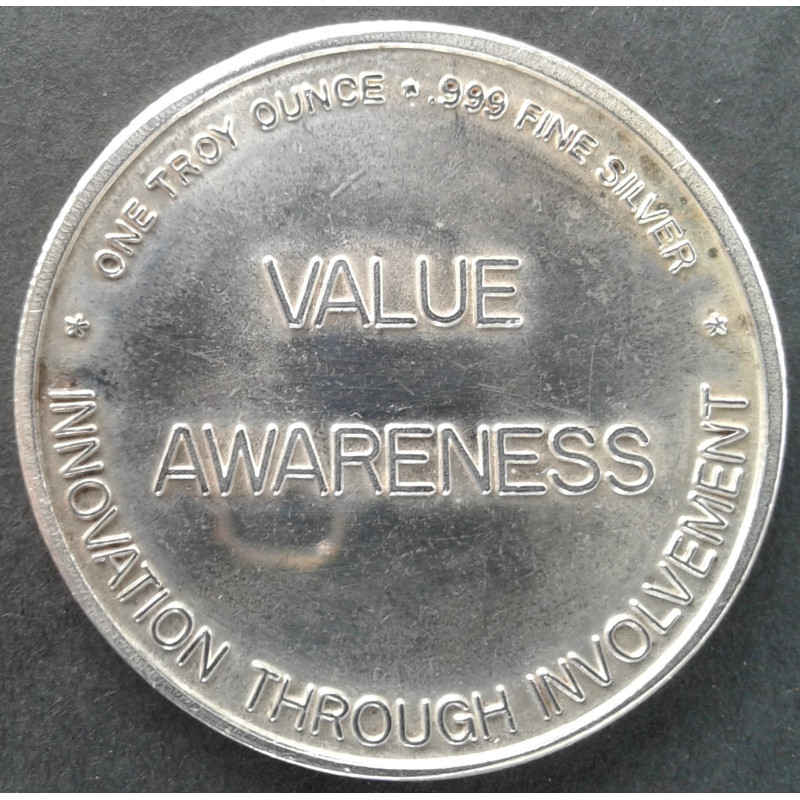 1993 1 Oz Primester Value Awareness Reverse