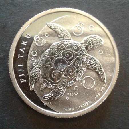 2013 1 Oz Fiji Taku/Turtle Obverse