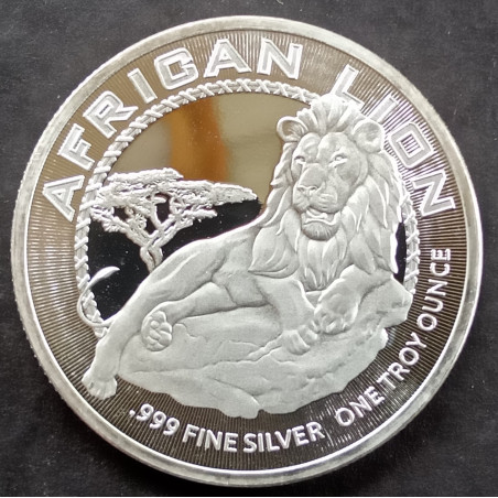 2017 1 Oz Niue African Lion Reverse