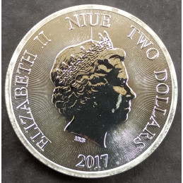2017 1 Oz Niue African Lion Obverse
