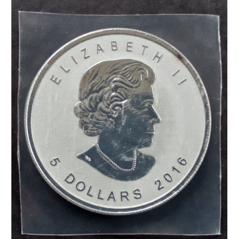 2016 1 Oz Canada Birds of Prey Peregrine Falcon REV PROOF Obverse