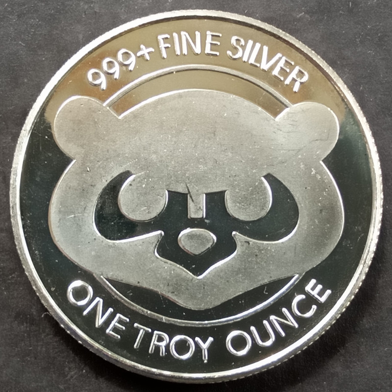 1990 1 Oz Enviromint Cubs All-Star Game Obverse