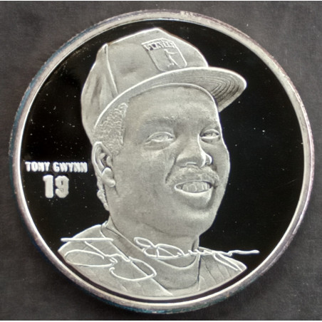 1996 1 Oz Highland Mint Tony Gwynn Obverse