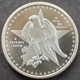 2018 1 Oz Golden State Mint Remember the Alamo Reverse