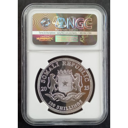 2015 1 Oz Somali Elephant Counterstamp ERROR Obverse