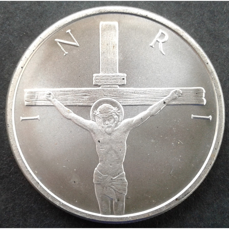 2021 1 Oz AOCS Silver Bullet Silver Shield INRI Obverse