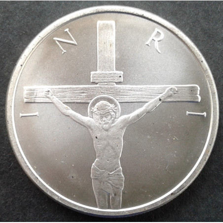2021 1 Oz AOCS Silver Bullet Silver Shield INRI Obverse