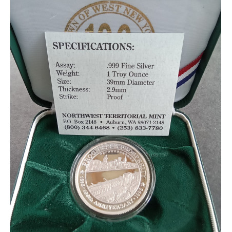 1998 1 Oz NWTM West New York Centenary Picture 5