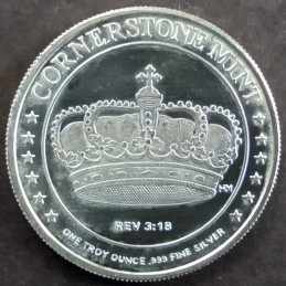 1 Oz Highland Mint Cornerstone Lion Reverse