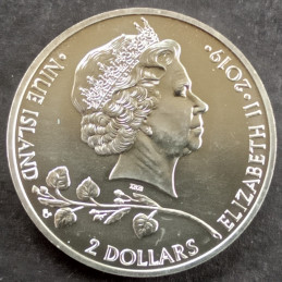 2019 1 Oz Niue Czech Lion Obverse