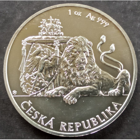 2019 1 Oz Niue Czech Lion Reverse