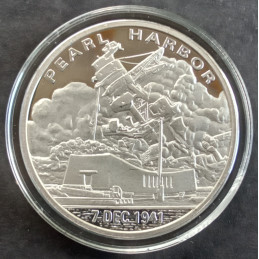 2006 1 Oz NWTM Pearl Harbor Anniversary Reverse