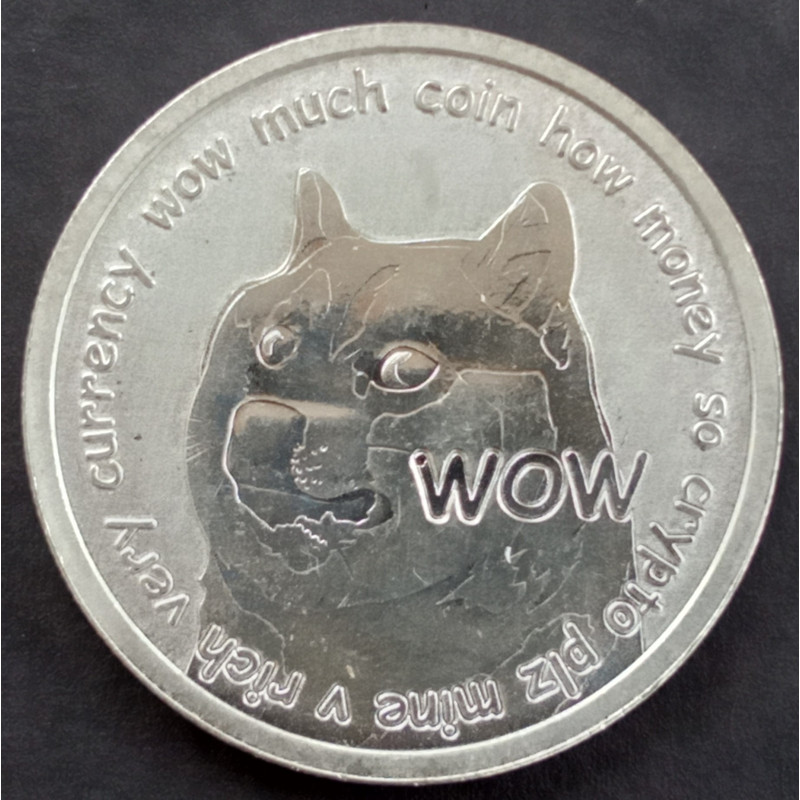 1 Oz APMEX Dogecoin Obverse