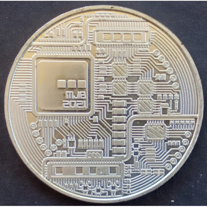 2021 1 Oz Blockchain Mint Dogecoin Reverse