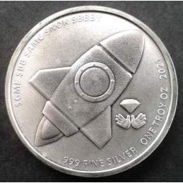 2021 1 Oz Blockchain Mint Wall Street Bets Reverse